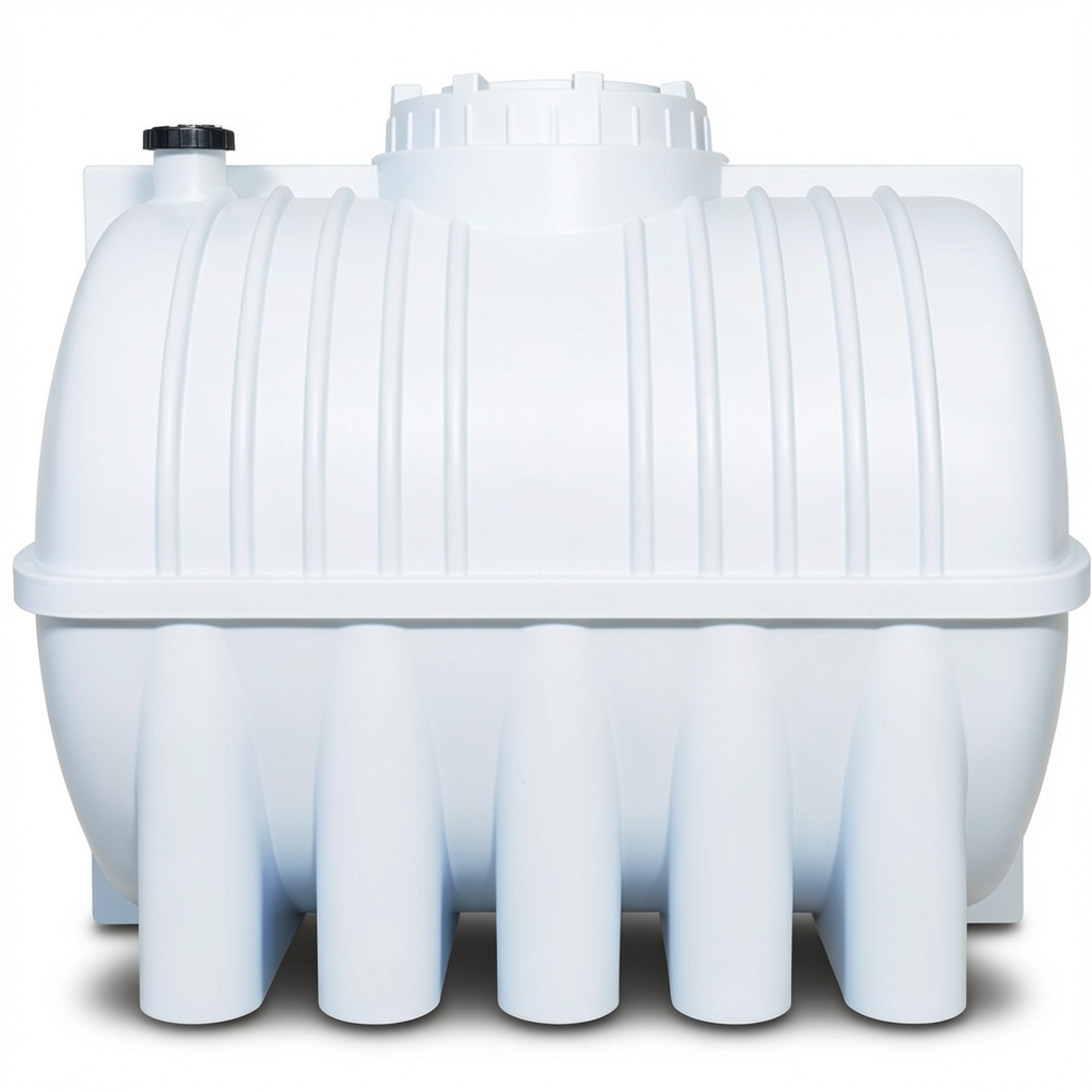Water Tank 5000 Liter Polyethylene Horizontal, 2647x1835x(1789,1859,1851) mm