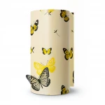 Vinyl Wallpaper, Youthful Design, Size 15.6m×106cm, yellow, black and beige Color 