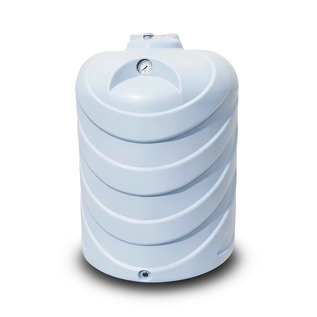 Water Tank 500 Liter Polyethylene Vertical 90 cm Diameter