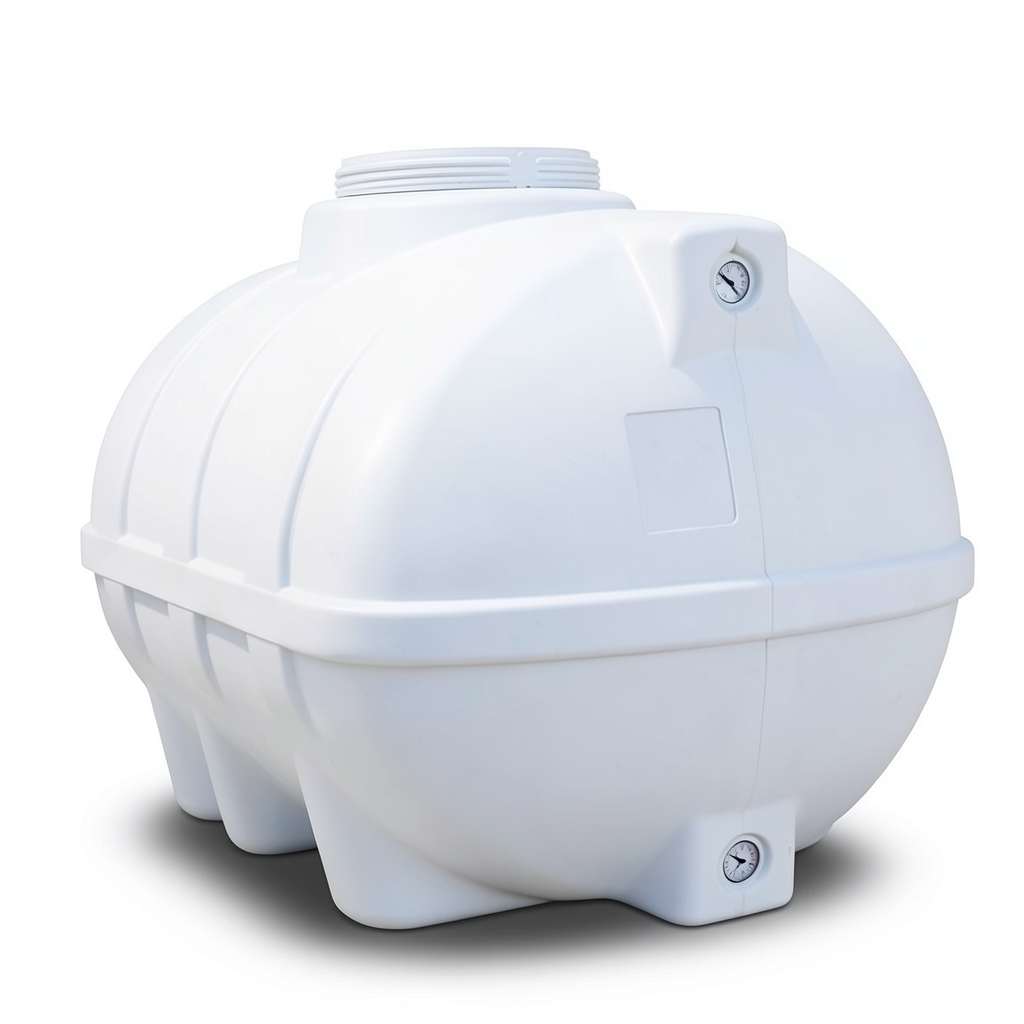 Al-Muhaidib National Water Tank Polyethylene Horizontal 3000 Liter Capacity