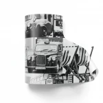 Youthful Wall Covering, Color black and white, Length 15.6m, Width 106cm 