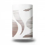 Classic Wallpaper, Vinyl Sheath, Length 10m, Width 53cm, white with brown Color