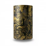 Classic Wallpaper, Vinyl Sheath, Length 15.6m, Width 106cm, gold with black Color