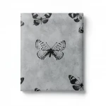 Vinyl Wall Decoration, Youthful Design, Size 15.6m×106cm, black with gray Color