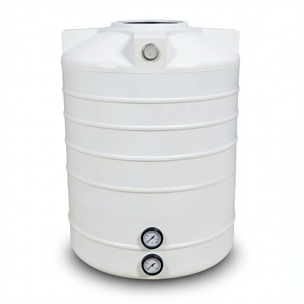 Water Tank 5000 Liter Polyethylene Vertical 188 cm Length