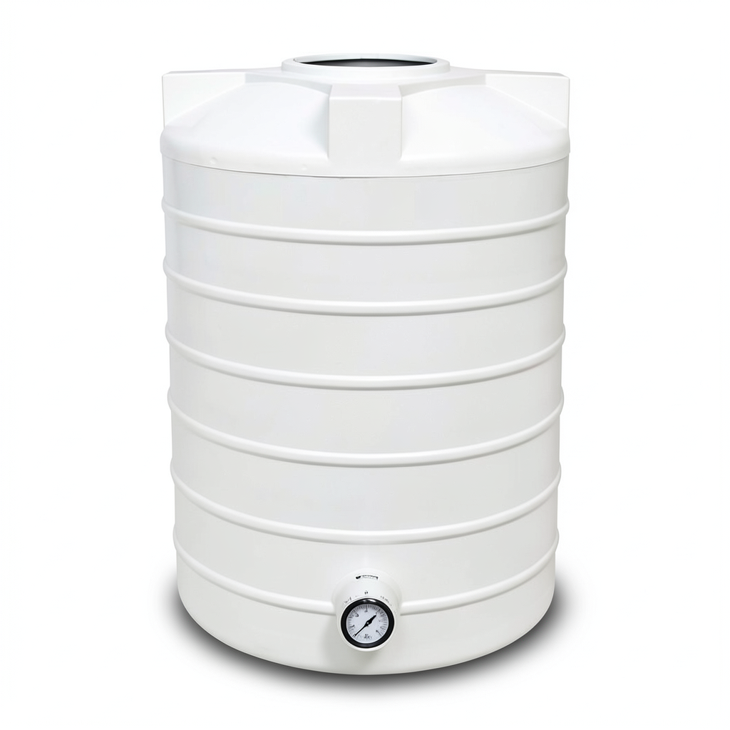 Water Tank Vertical 25000 liter Polyethylene, 317 cm Length