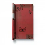 Youthful Wall Covering, Color red with brown and gray, Length 15.6m, Width 106cm  
