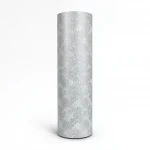 Patterned Wallpaper, Size 15.6m×100cm, gray color 