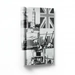 Youthful Wall Covering, Color black and white, Length 15.6m, Width 106cm 
