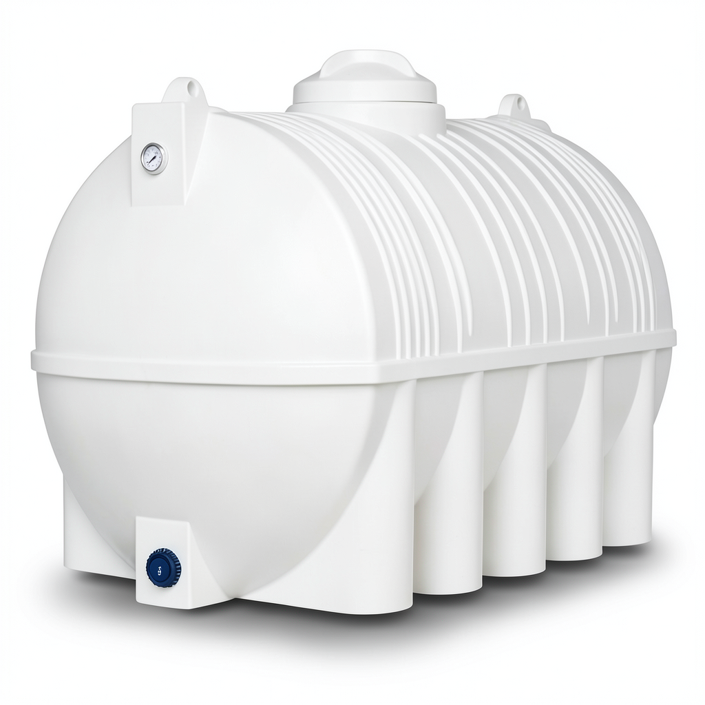 Water Tank Horizontal 500 Liter Polyethylene, 128x82x83 cm