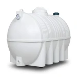 Water Tank Horizontal Polyethylene 1500 Liter Capacity