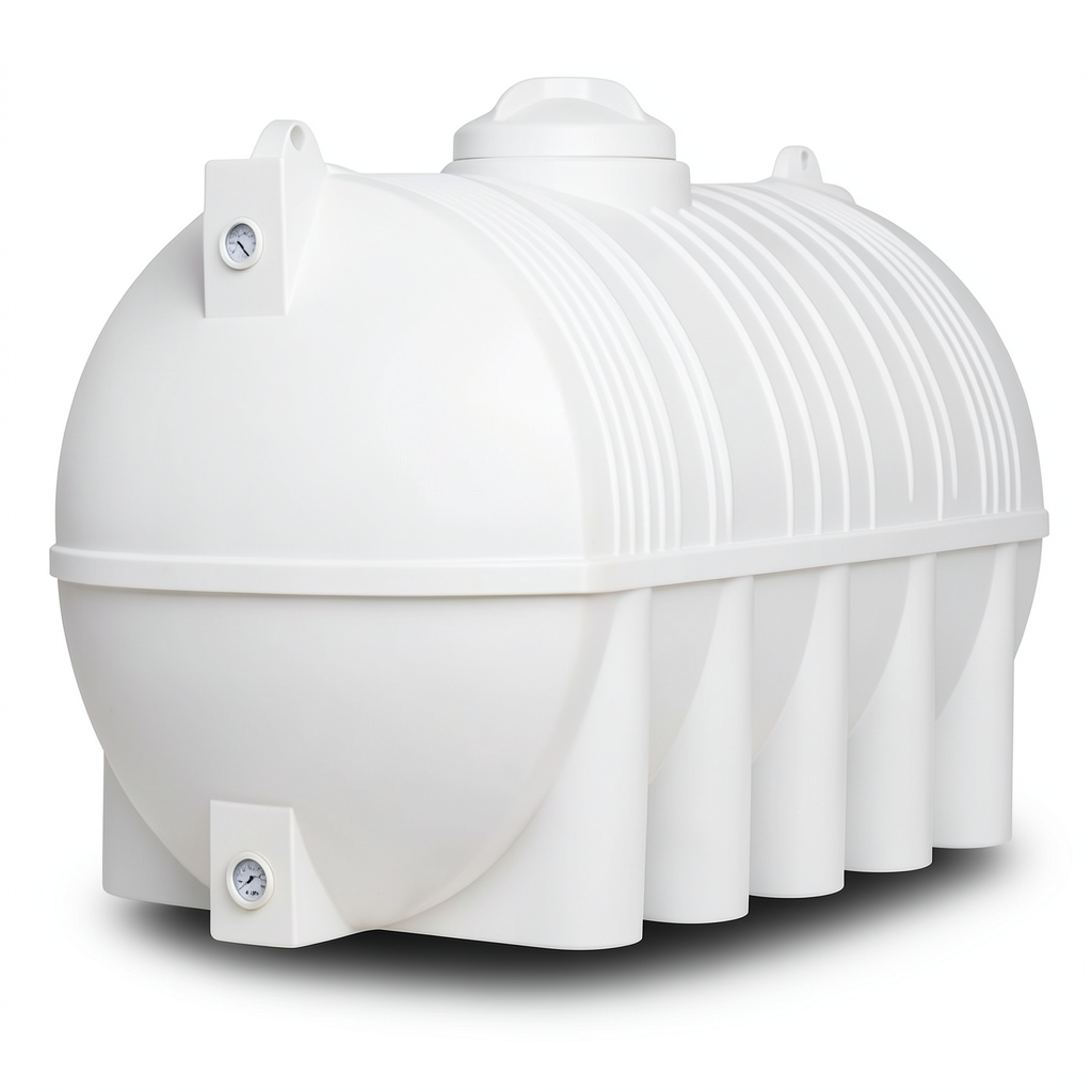 Water Tank 4000 Liter Polyethylene Horizontal, Size 238x149x155 cm