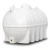 Water Tank Horizontal Polyethylene 5000 Liter Capacity - Image 1