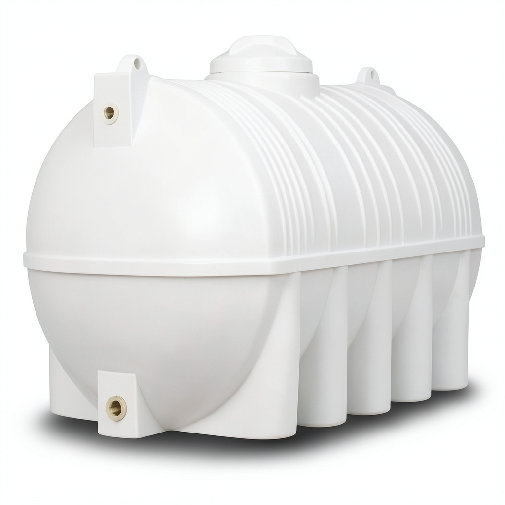 Water Tank Horizontal Polyethylene 5000 Liter Capacity