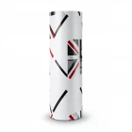 Vinyl Wallpaper, Youthful Design, Size 15.6m×106cm, white with black and red Color 