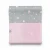 Vinyl Wall Decoration, Youthful Design, Size 10m×53cm, gray an pink Color 