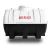 Horizontal Water Tank 1000 Liter Polyethylene, White/Black Layers | AL-Hussaini trading Est. - Image 1
