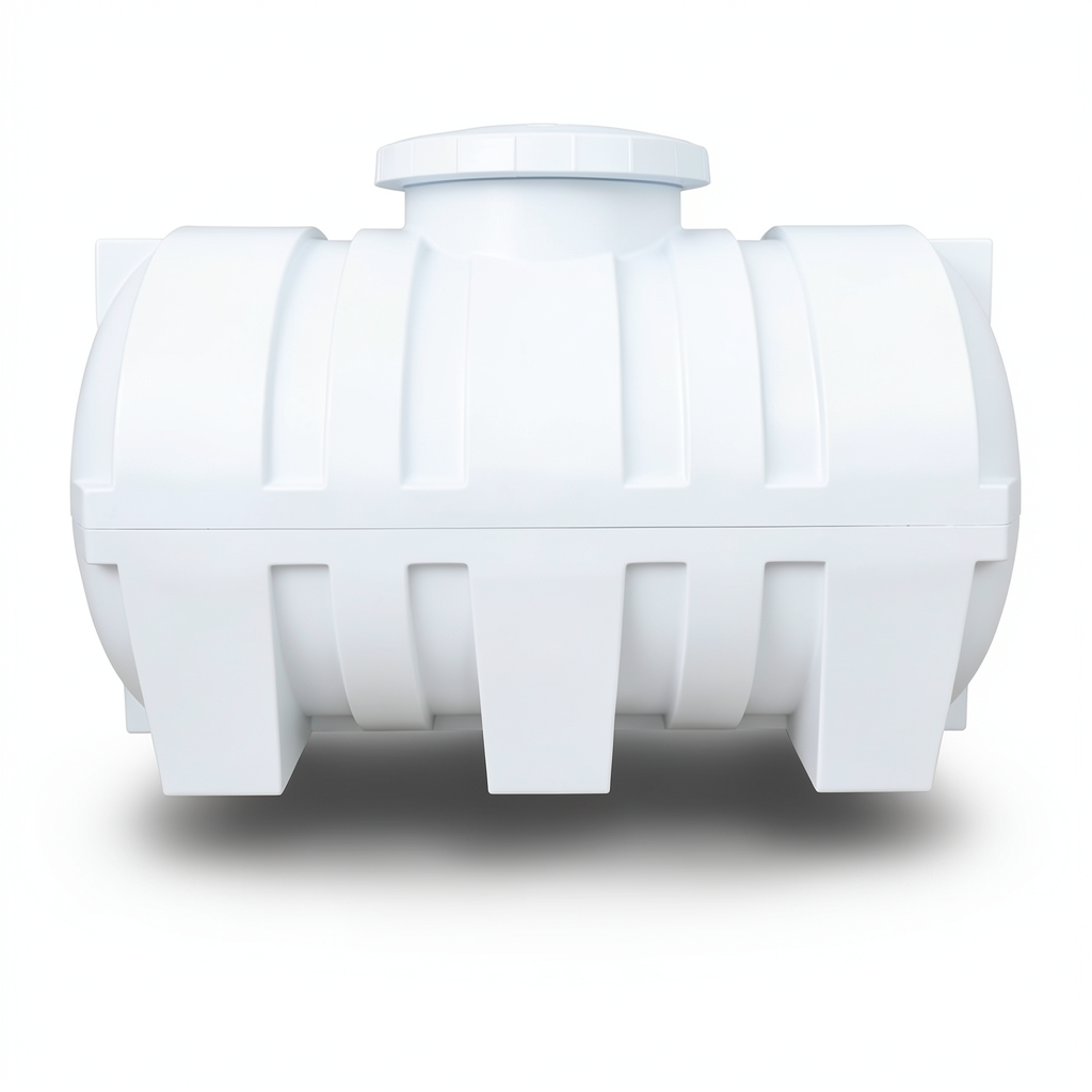 Water Tank 1000 Liter Polyethylene Horizontal, Insulated