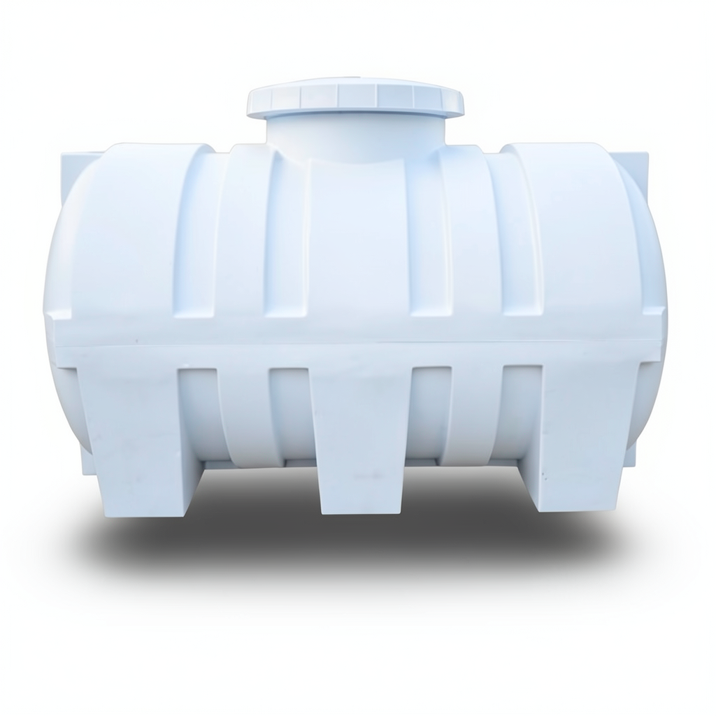 Water Tank Horizontal 2000 Liter Polyethylene, Insulated