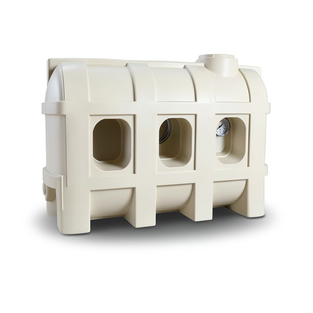 Water Tank Al-Mukhtar Walkway Polyethylene 2200 Liter, Size 160×88×200 cm