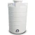 Water Tank 400 Liter Polyethylene Vertical, Diameter 89 cm, Height 81 cm - Image 1