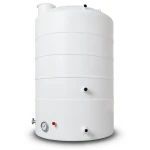 Water Tank Al-Qemah Vertical Fiberglass 20000 Liter, Size 2.90×3×3.10 m