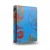 Youthful Wall Covering, Color blue with red and brown, Length 10m, Width 53cm 