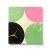 Vinyl Wall Decoration, Youthful Design, Size 10m×53cm, black with yellow, green and pink Color