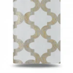 Vinyl Wallpaper, Patterned Design, Size 15.6m × 106 cm, Gray and Gold Brown Color 