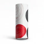 Youthful Wallpaper, Color red with white and black, Length 10m, Width 53 cm
