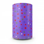Youthful Wall Covering, Color purple with red, green and white, Length 10m, Width 53cm 
