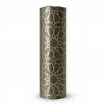 Patterned Wallpaper, Length 15.6 meters, Width 100 cm, brown with gold Color 