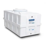 Horizontal Water Tank 300 Liter Polyethylene, White | National Polyethylene Company (NPC)