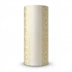 Patterned Wallpaper, Length 15.6 meters, Width 100 cm, beige and gold Color