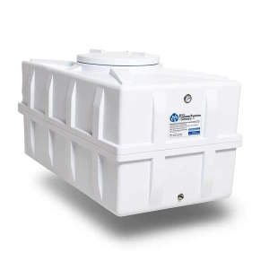 Horizontal Water Tank 500 Liter Polyethylene, White | National Polyethylene Company (NPC)