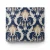 Italian Wallpaper Navy Blue with Beige Color, Length 10m, Width 1.06m, Model 82004
