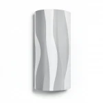 Vinyl Wall Decoration, Youthful Design, Size 10m×53cm, gray with white Color 