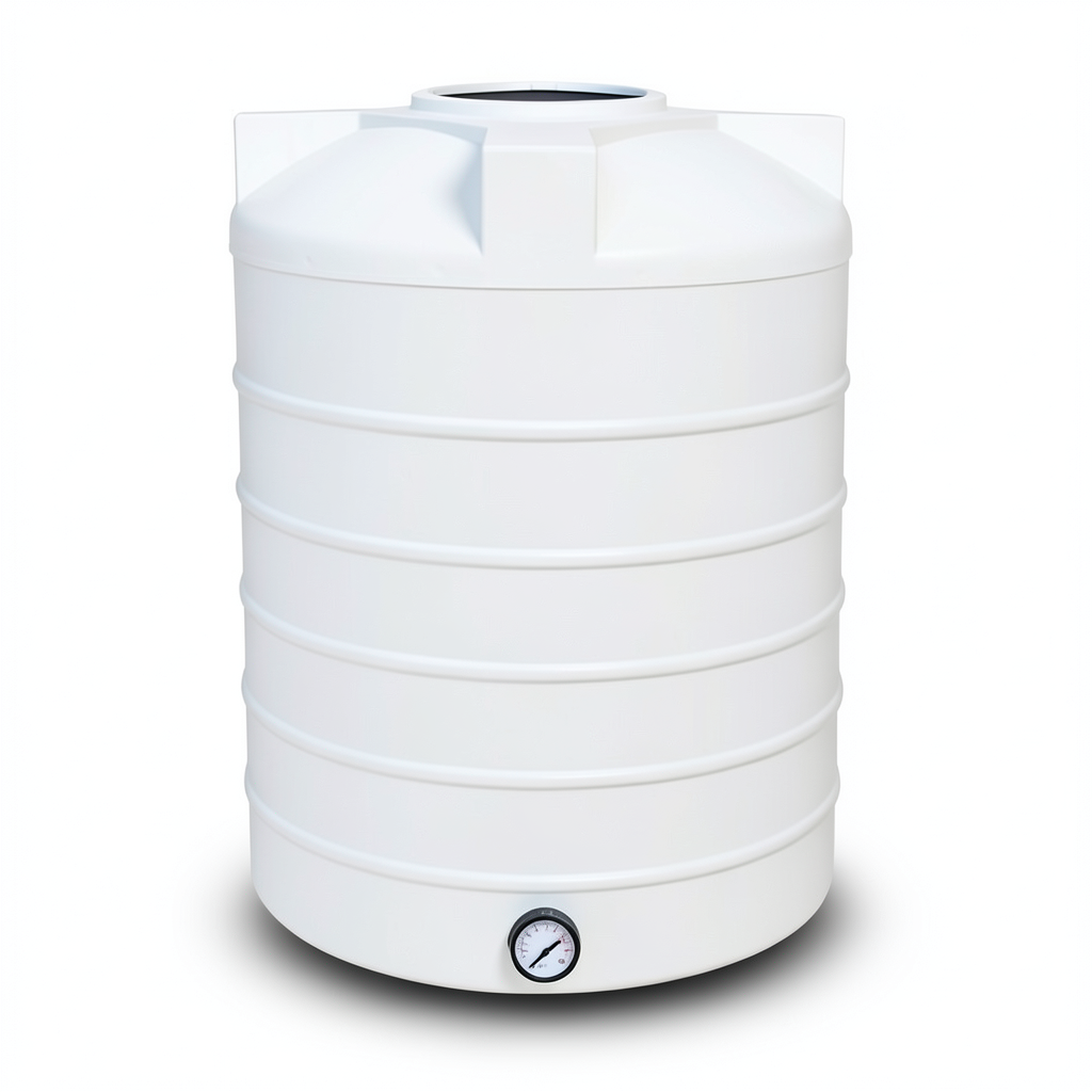 Water Tank 5000 Liter Polyethylene Vertical 188 cm Length