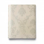 Vinyl Wallpaper, Patterned Design, Size 15.6m × 106 cm, Beige with Silver Color 