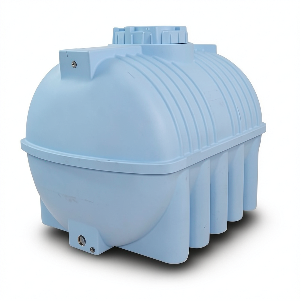 Water Tank 9000 Liter Horizontal Polyethylene, 357 cm Length