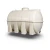 Water Tank Al Kawthar Horizontal Polyethylene 1500 Liter 177×114×123 cm - Image 1