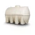 Water Tank Al-Kawthar Horizontal Polyethylene 2500 Liter, Size 209×132×143 cm - Image 1