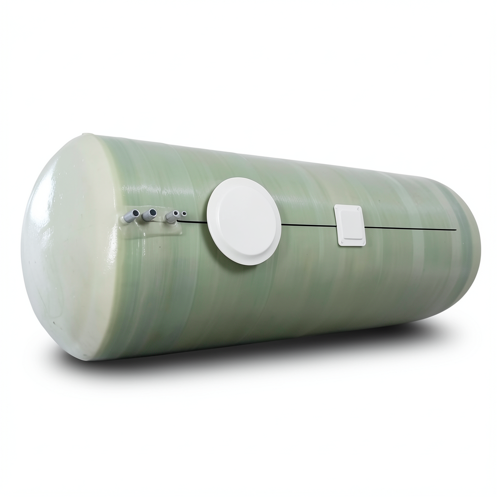 Water Tank Al-Kawthar Horizontal Fiber Glass 4000 Liter, Size 230×150×160 cm