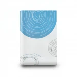 Youthful Wallpaper, Color blue with gray and white, Length 10m, Width 53 cm