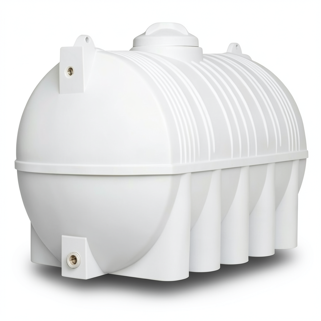 Water Tank Horizontal Polyethylene 5000 Liter Capacity