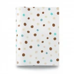 Vinyl Wall Decoration, Youthful Design, Size 10m×53cm, White with brown and cyan Color