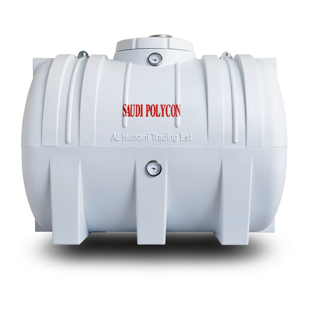 Water Tank Horizontal Polyethylene 2000 Liter Capacity | AL-Hussaini trading Est.