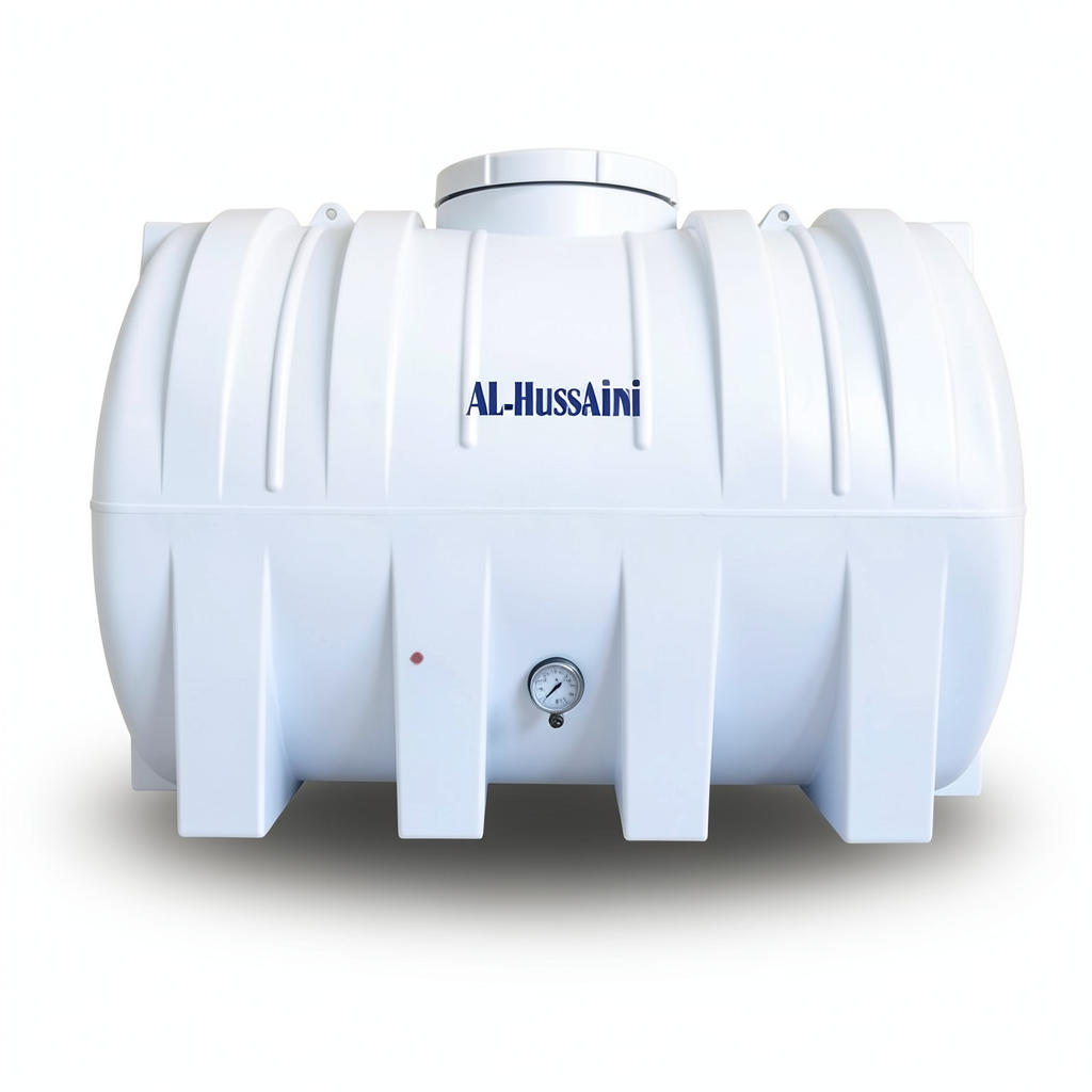 Water Tank Al-Hussaini Horizontal Polyethylene 3000 Liter 2200×1430×1530 mm | AL-Hussaini trading Est.