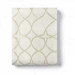 Patterned Wallpaper, Size 15.6m×100cm, light and dark beige color 