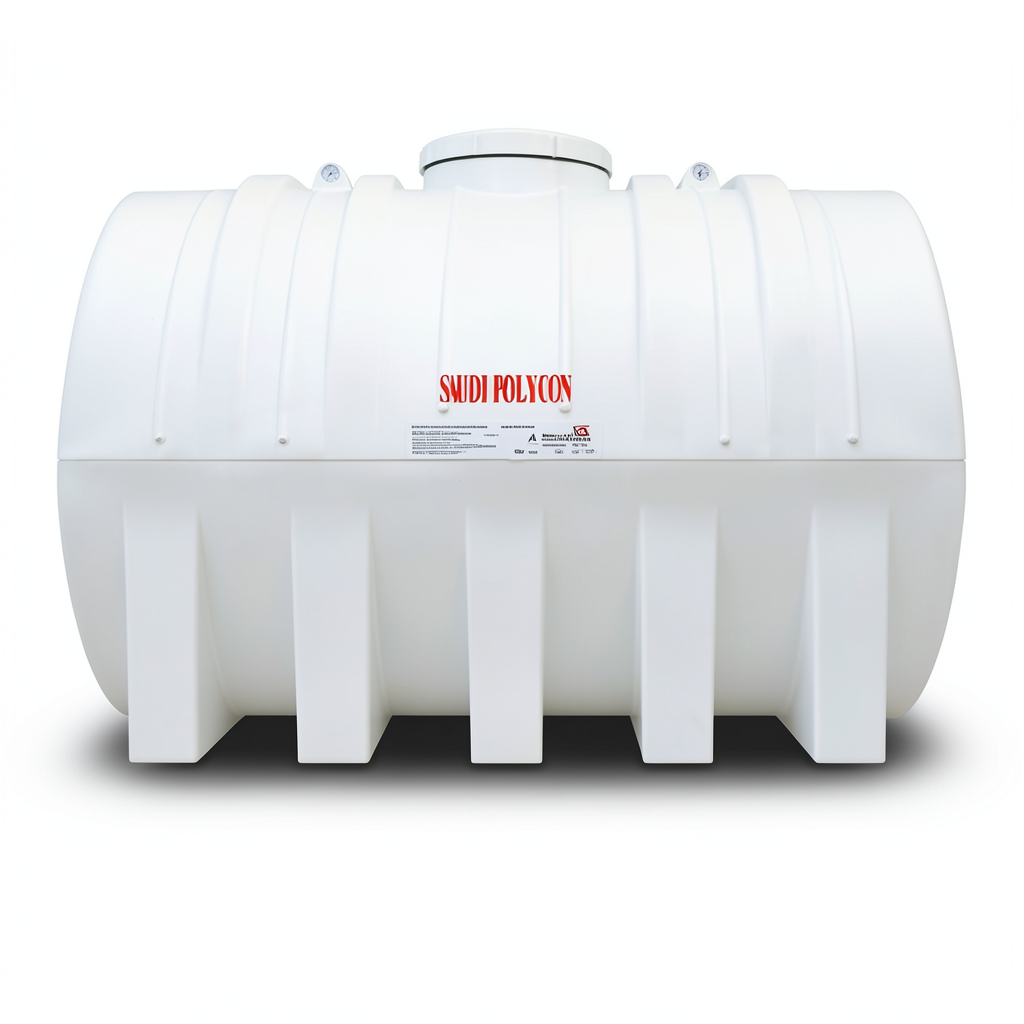 Water Tank Horizontal 5000 Liter Polyethylene | AL-Hussaini trading Est.